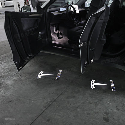 Model Y/3 Door Light Projector with Space Martian Style Puddle Lights for Tesla