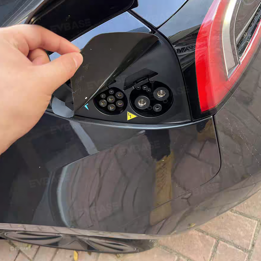 Model Y/3 Liquid Silicone Charging Port Waterproof Cover for Tesla All-Weather Outdoor Charging Protection