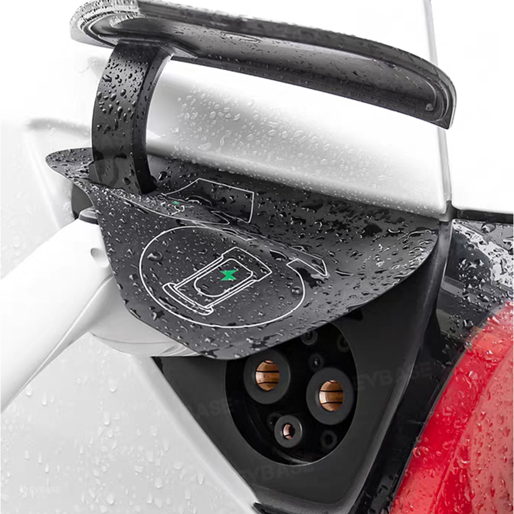 Model Y/3 Liquid Silicone Charging Port Waterproof Cover for Tesla All-Weather Outdoor Charging Protection