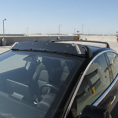 Model Y/3 Roof Rack Lockable Cross Bars 2.0 Reduced Wind Noise Carrier Rails Rooftop Luggage Cargo Carrier