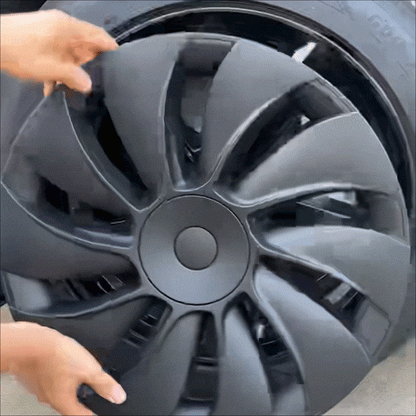 Model Y Juniper 19 inch Wheel Covers Überturbine Style Matte Hubcaps for Tesla Crossflow Wheels