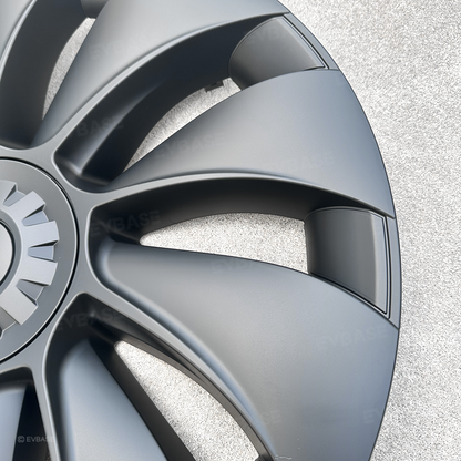 Model Y Juniper 19 inch Wheel Covers Überturbine Style Matte Hubcaps for Tesla Crossflow Wheels