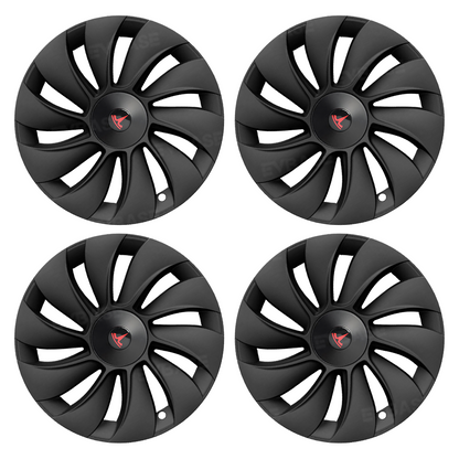 Model Y Juniper 19 inch Wheel Covers Überturbine Style Matte Hubcaps for Tesla Crossflow Wheels