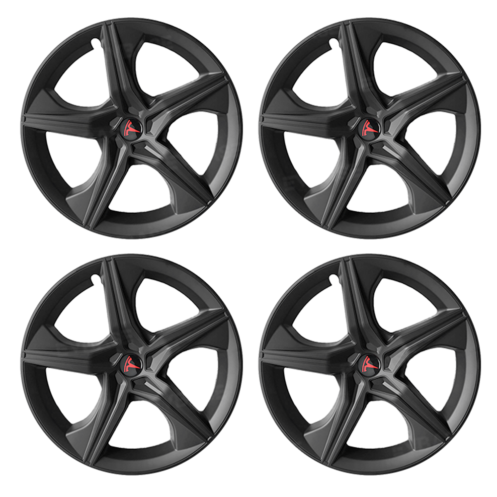 Model Y Juniper 19" Wheel Covers Starfish Style Hubcaps for Tesla