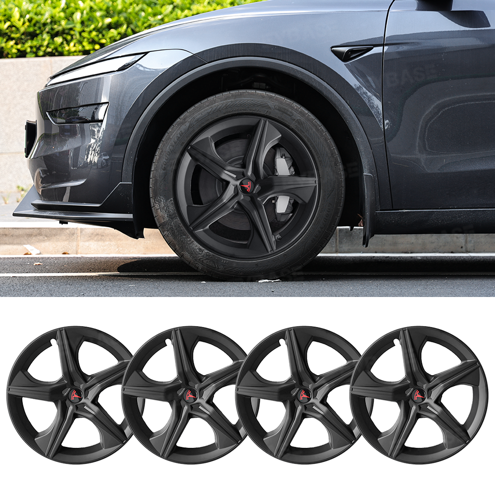 Model Y Juniper 19" Wheel Covers Starfish Style Hubcaps for Tesla