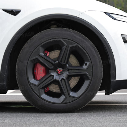 Model Y Juniper 19" Wheel Covers with Futuristic Off-Road Style Hubcaps Full Rim Protectors for Tesla