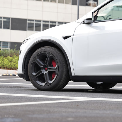 Model Y Juniper 19" Wheel Covers with Futuristic Off-Road Style Hubcaps Full Rim Protectors for Tesla