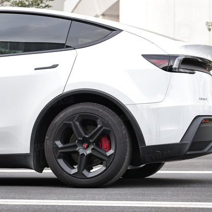Model Y Juniper 19" Wheel Covers with Futuristic Off-Road Style Hubcaps Full Rim Protectors for Tesla