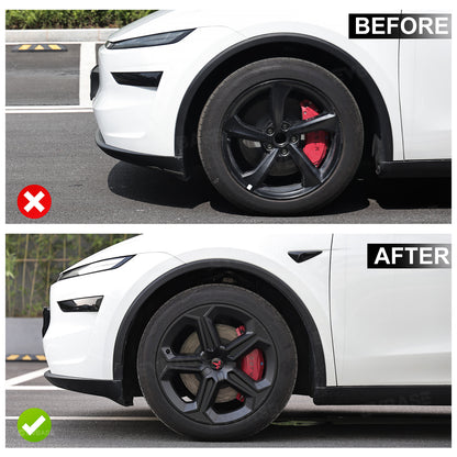 Model Y Juniper 19" Wheel Covers with Futuristic Off-Road Style Hubcaps Full Rim Protectors for Tesla