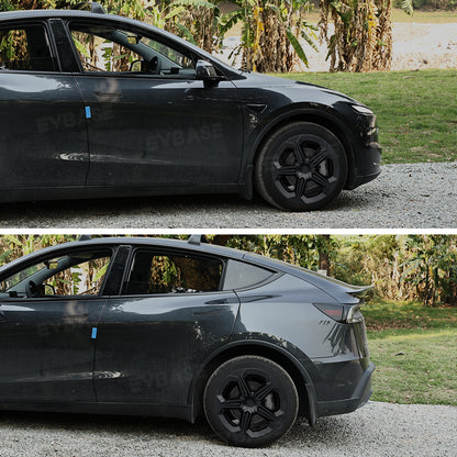 Model Y Juniper 19" Wheel Covers with Futuristic Off-Road Style Hubcaps Full Rim Protectors for Tesla