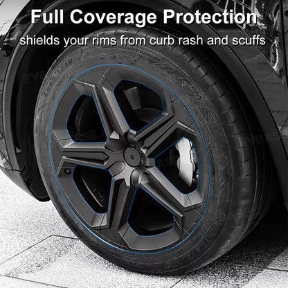 Model Y Juniper 19" Wheel Covers with Futuristic Off-Road Style Hubcaps Full Rim Protectors for Tesla