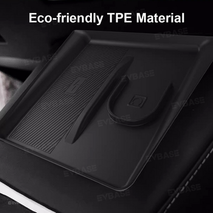 Model Y Juniper 2-in-1 Wireless Charging Pad Anti-Slip Mat TPE Center Console Wireless Charging Protector for Cell Phones Airpods