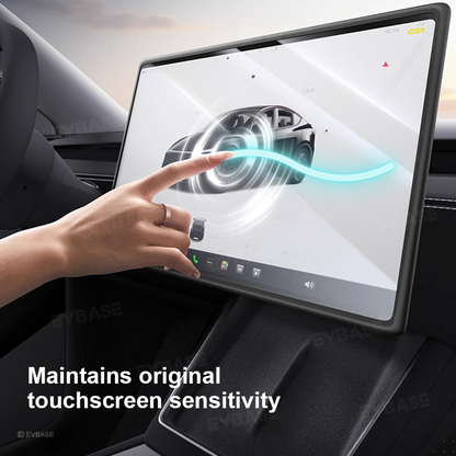 Model Y Juniper/ 3 Highland All-in-One Tempered Glass Screen Protector & Frame Cover for Front and Rear Displays