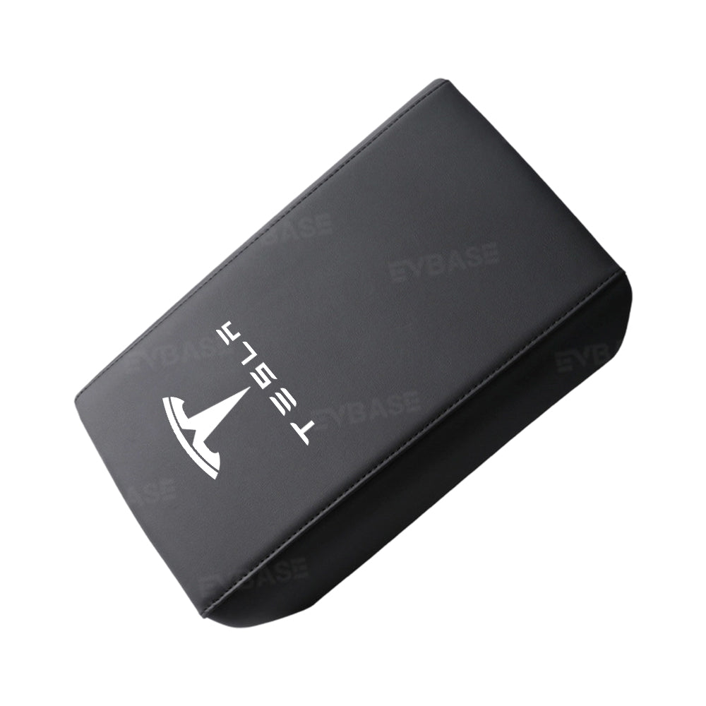 Model Y Juniper/ 3 Highland Armrest Cover Center Console Armrest Box Cover Anti-Scratch Protector with Logo