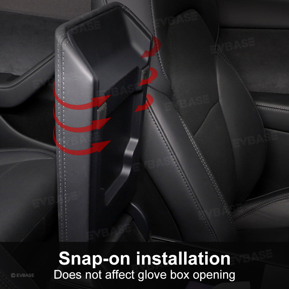 Model Y Juniper/ 3 Highland Armrest Cover Center Console Armrest Box Cover Anti-Scratch Protector with Logo