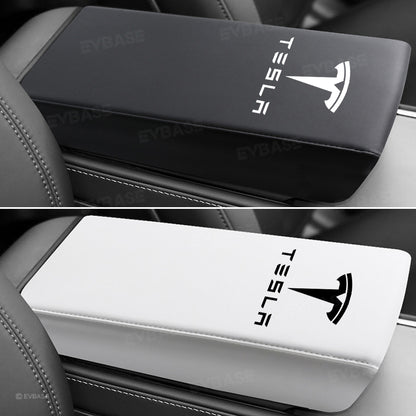 Model Y Juniper/ 3 Highland Armrest Cover Center Console Armrest Box Cover Anti-Scratch Protector with Logo