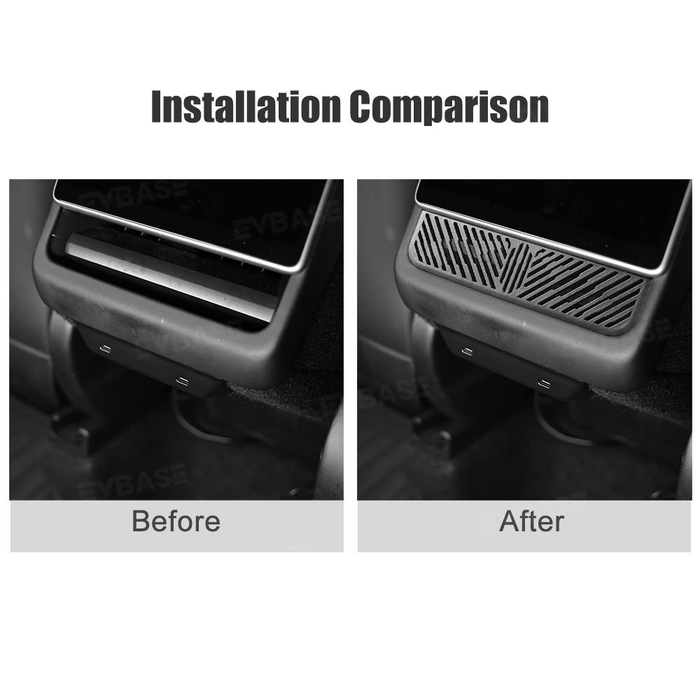 Model Y Juniper/ 3 Highland Backseat Air Vent Cover Rear AC Vent Cover Airflow Grille Protection