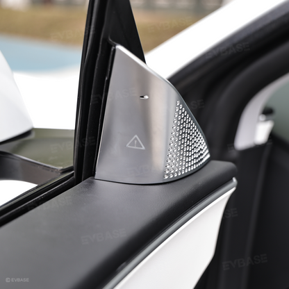 Model 3 Highland Blind Spot Monitor A-Pillar BSD Warning Light Cover-ABS