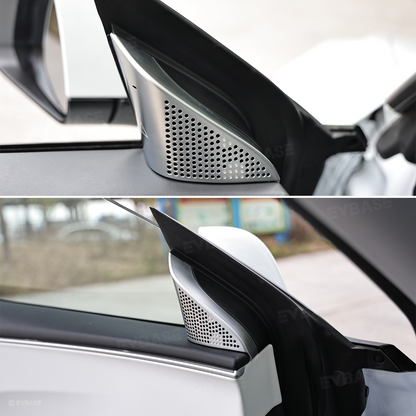 Model 3 Highland Blind Spot Monitor A-Pillar BSD Warning Light Cover-ABS