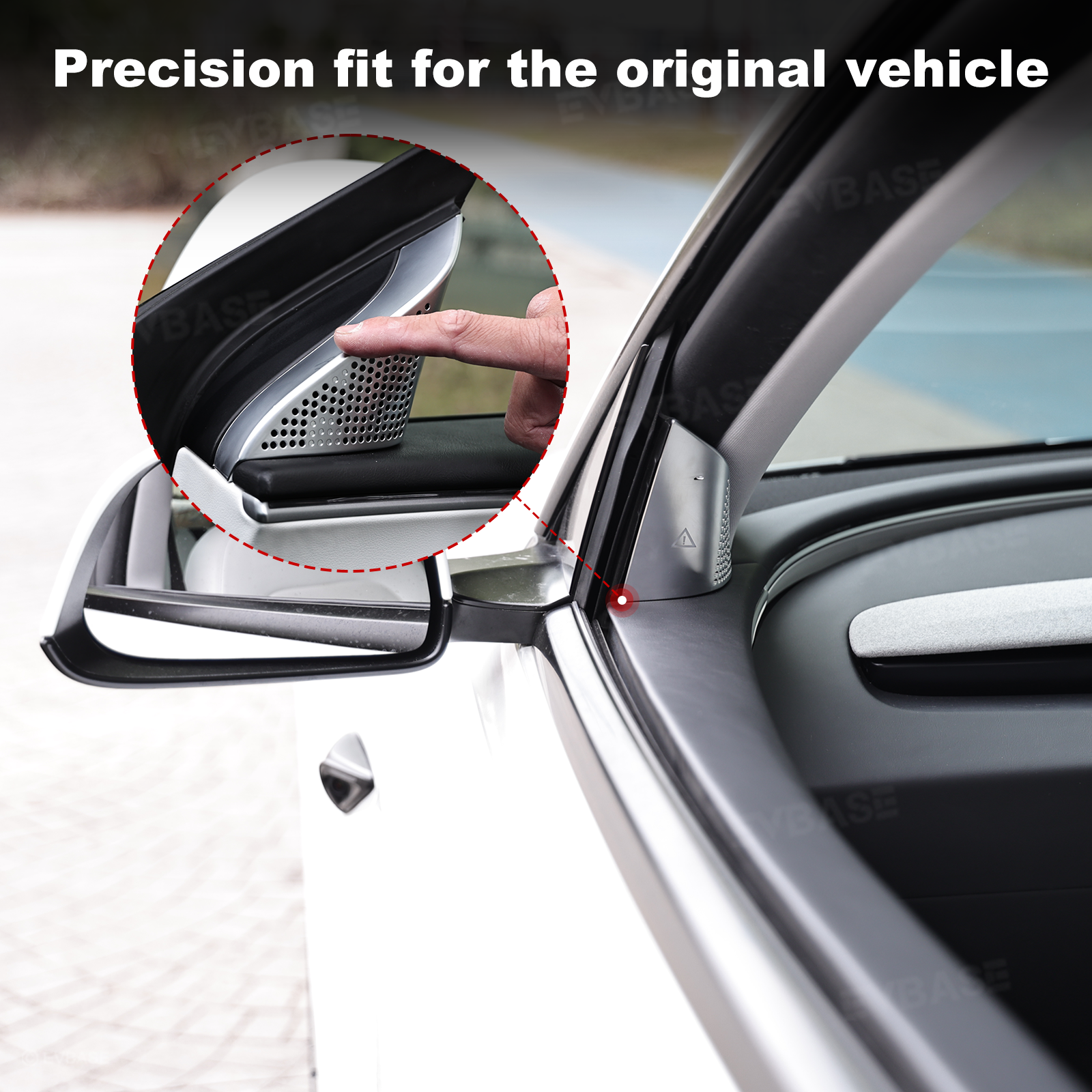 Model 3 Highland Blind Spot Monitor A-Pillar BSD Warning Light Cover-ABS