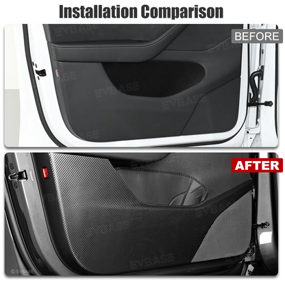 Model Y Juniper/ 3 Highland Door Anti-Kick Pad Front and Rear Door Panel Protective Cover