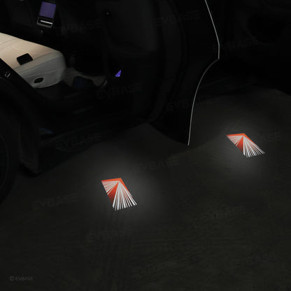 Model Y Juniper/ 3 Highland Door Puddle Lights Projection Lights With Launch Edition Badge Style