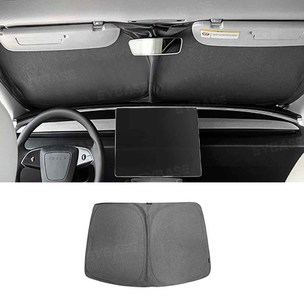 Model Y Juniper/ 3 Highland Front and Rear Windshield Shade Side Window Sunshade Foldable Sun Visor