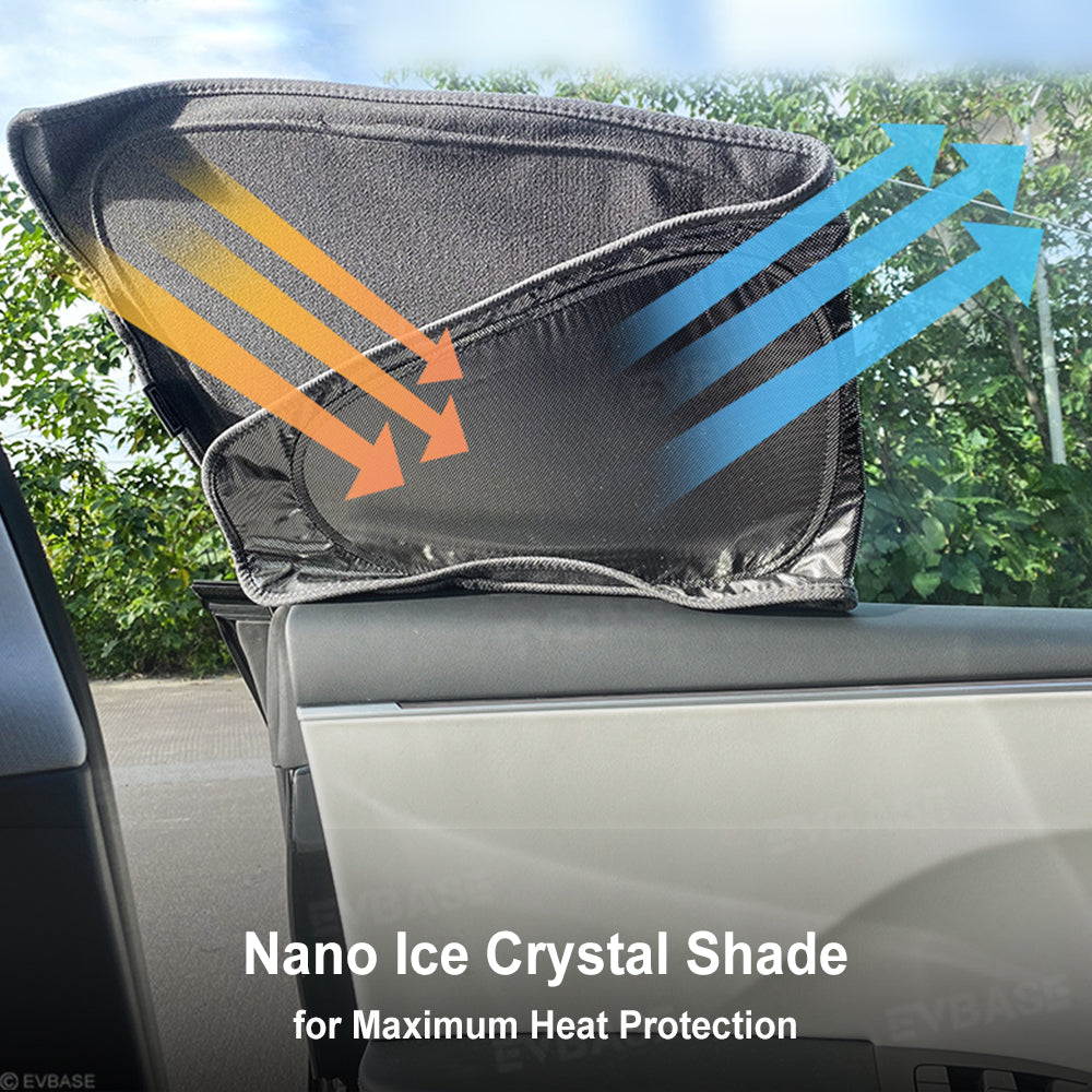 Model Y Juniper/ 3 Highland Front and Rear Windshield Shade Side Window Sunshade Foldable Sun Visor
