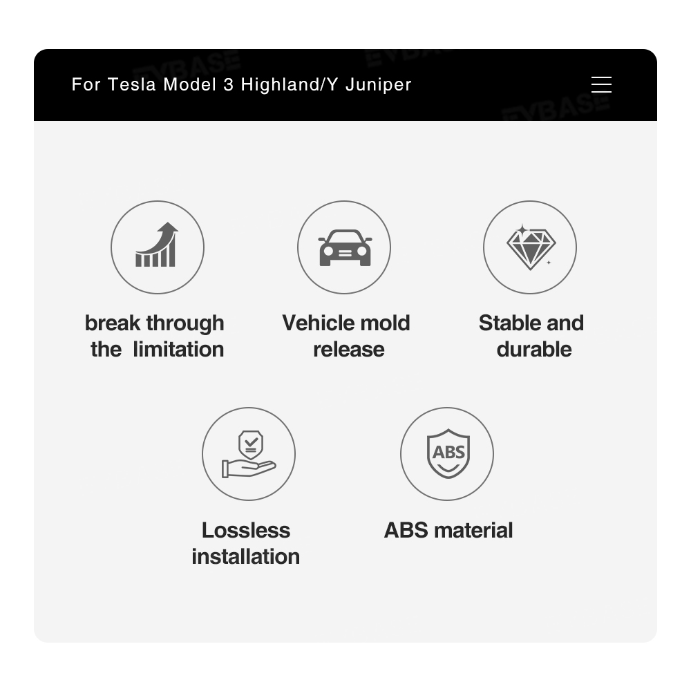 Model Y Juniper/ 3 Highland Rear Air Vent Screen Protector Frame Rear Seat A/C Cover with Fragrance Stick