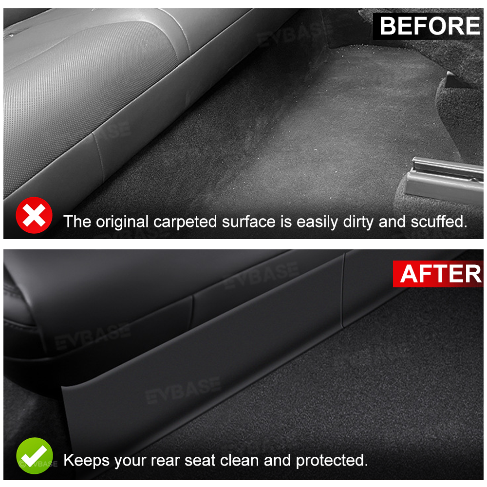 Model Y Juniper/ 3 Highland Rear Seat Kick Protector Panel ABS Rear Seat Lower Protective Mat