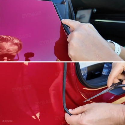 Model Y Juniper/ 3 Highland Wind & Road Noise Reduction Kit Weather Stripping Silicone Rubber Sealing Strip