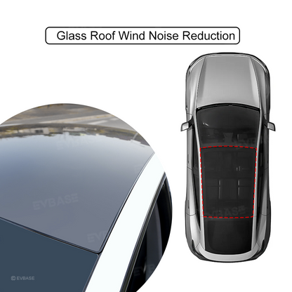 Model Y Juniper/ 3 Highland Wind & Road Noise Reduction Kit Weather Stripping Silicone Rubber Sealing Strip
