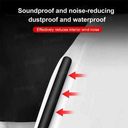 Model Y Juniper/ 3 Highland Wind & Road Noise Reduction Kit Weather Stripping Silicone Rubber Sealing Strip