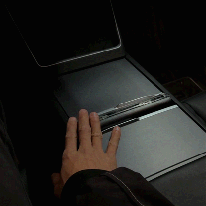 Model Y Juniper/ 3 Highland Center Console Multiport USB Hub Adapter with Starlight Ambient Lighting & Fast Charging Retractable Cables