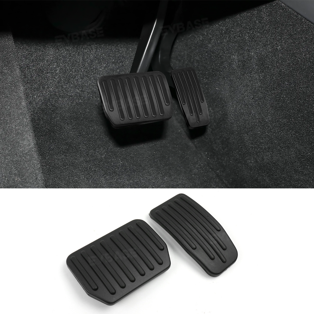 Model Y Juniper/3 Highland Non-Slip Pedal Covers Performance Aluminum Accelerator Brake Pedal Set
