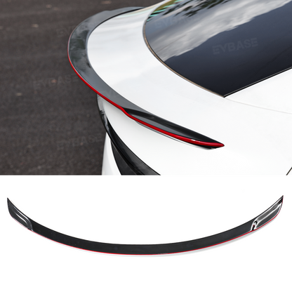 Model Y Juniper ABS Full Aero Body Kit with Red Trim Design |Rear Diffuser& Rear Spoiler& Front Lip& Side Skirts for Tesla