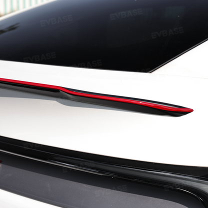 Model Y Juniper ABS Full Aero Body Kit with Red Trim Design |Rear Diffuser& Rear Spoiler& Front Lip& Side Skirts for Tesla