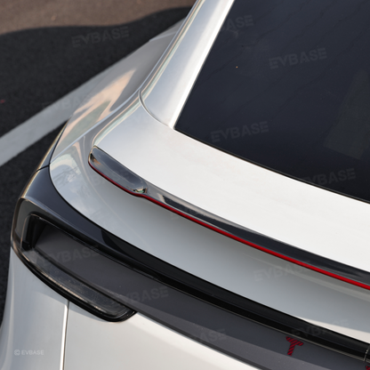 Model Y Juniper ABS Full Aero Body Kit with Red Trim Design |Rear Diffuser& Rear Spoiler& Front Lip& Side Skirts for Tesla