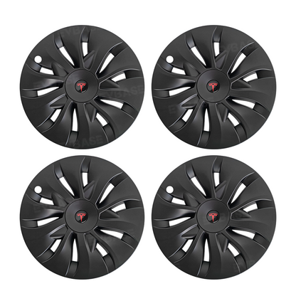 Model Y Juniper Aero-Style Wheel Covers for Tesla 19" Wheels Matte Hubcaps