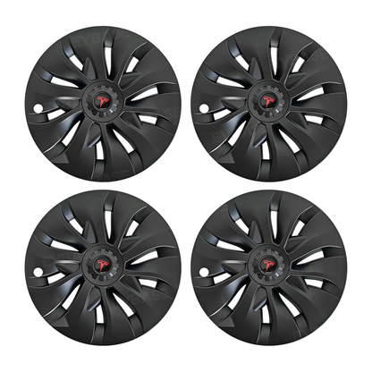 Model Y Juniper Aero-Style Wheel Covers for Tesla 19" Wheels Matte Hubcaps
