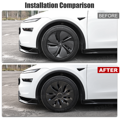 Model Y Juniper Aero-Style Wheel Covers for Tesla 19" Wheels Matte Hubcaps