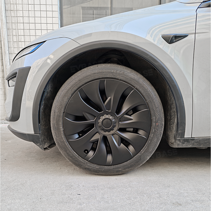 Model Y Juniper Aero-Style Wheel Covers for Tesla 19" Wheels Matte Hubcaps