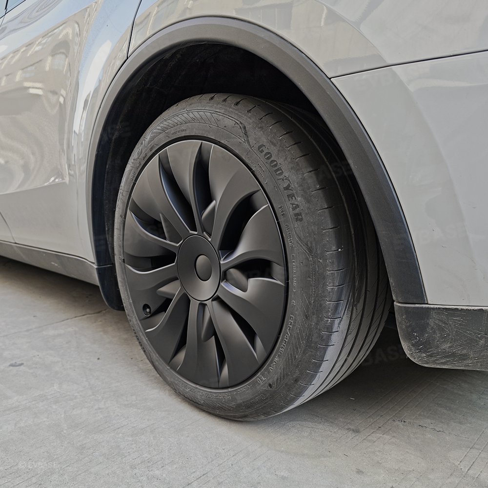 Model Y Juniper Aero-Style Wheel Covers for Tesla 19" Wheels Matte Hubcaps