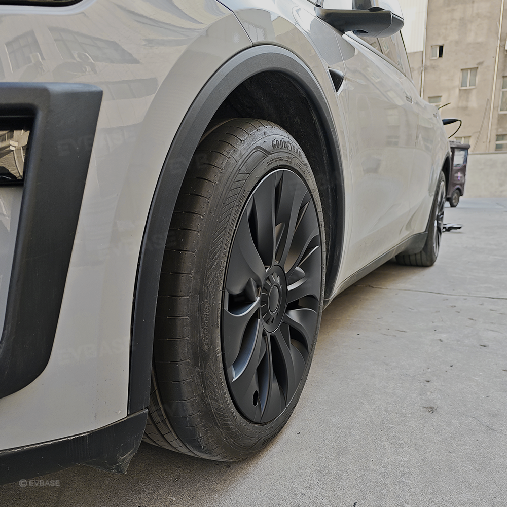 Model Y Juniper Aero-Style Wheel Covers for Tesla 19" Wheels Matte Hubcaps