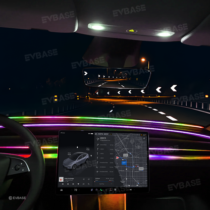 Model Y Juniper Ambient Lighting Kit for Tesla Interior Streamer LED Strip
