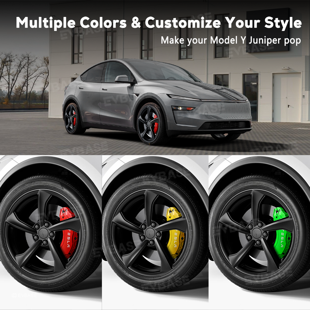 Model Y Brake EVBASE Brake Caliper Cover Tesla Model 3 Y 18/19 inch 20 inch Caliper ...