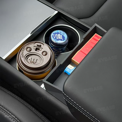 Model Y Juniper Center Console Organizer Tray Silicone Armrest Sunglasses & Card Storage Box for Tesla