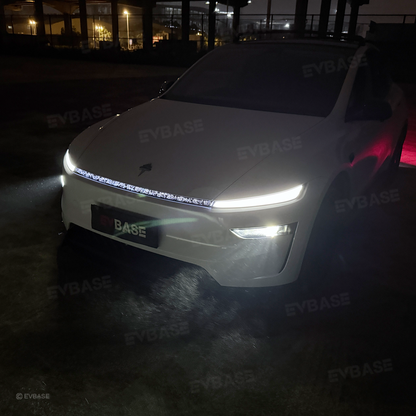 Model Y Juniper Daytime Running Light Cover with Starry Galaxy Effect for Tesla