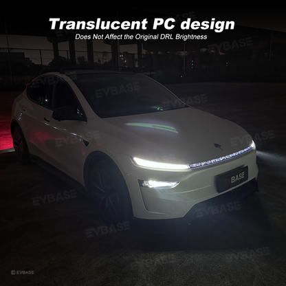 Model Y Juniper Daytime Running Light Cover with Starry Galaxy Effect for Tesla