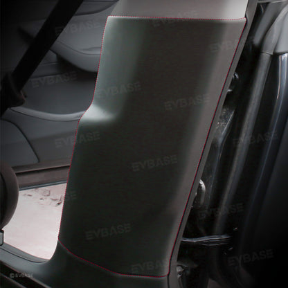 Model Y Juniper Door Frame B-Pillar Protectors TPE Anti-Scratch Interior Guards for Tesla
